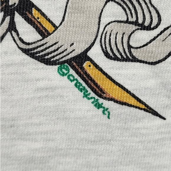 Crazy‎ Shirts 80s–90s Hawaii Monogram Graphic Tee Vintage Single Stitch - Picture 14 of 15